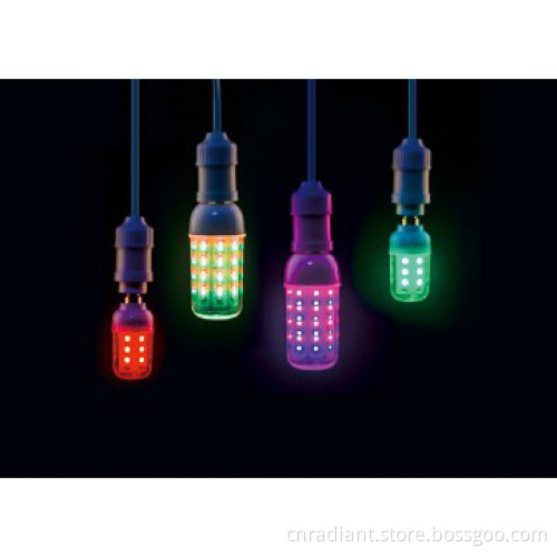 6W led RGB corn bulb, color changing with remote control, CE